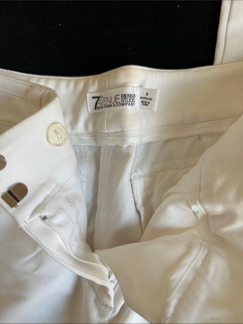 7 For All Mankind White Skinny Jeans